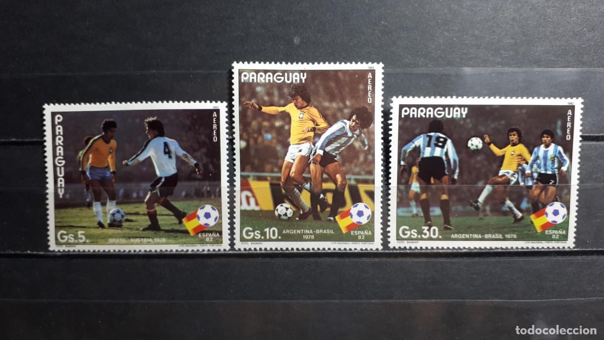 Sellos: PARAGUAY. A&Ntilde;O 1982. **. YVERT A&eacute;reo 909/11
