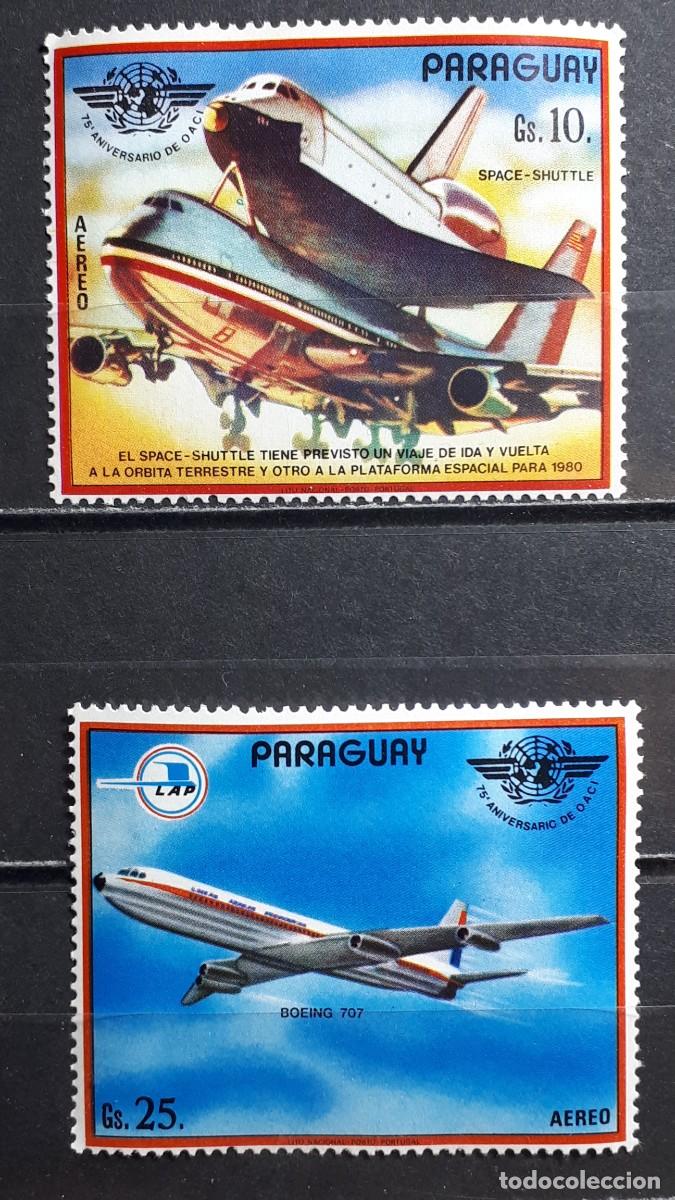 Sellos: PARAGUAY. A&Ntilde;O 1979. **. YVERT A&eacute;reo 818/9