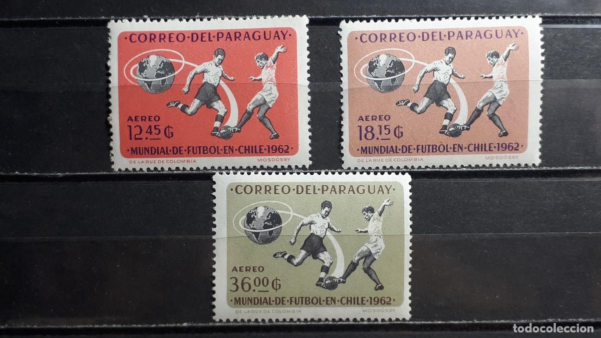 Sellos: PARAGUAY. A&Ntilde;O 1962. **. YVERT A&eacute;reo 330/2