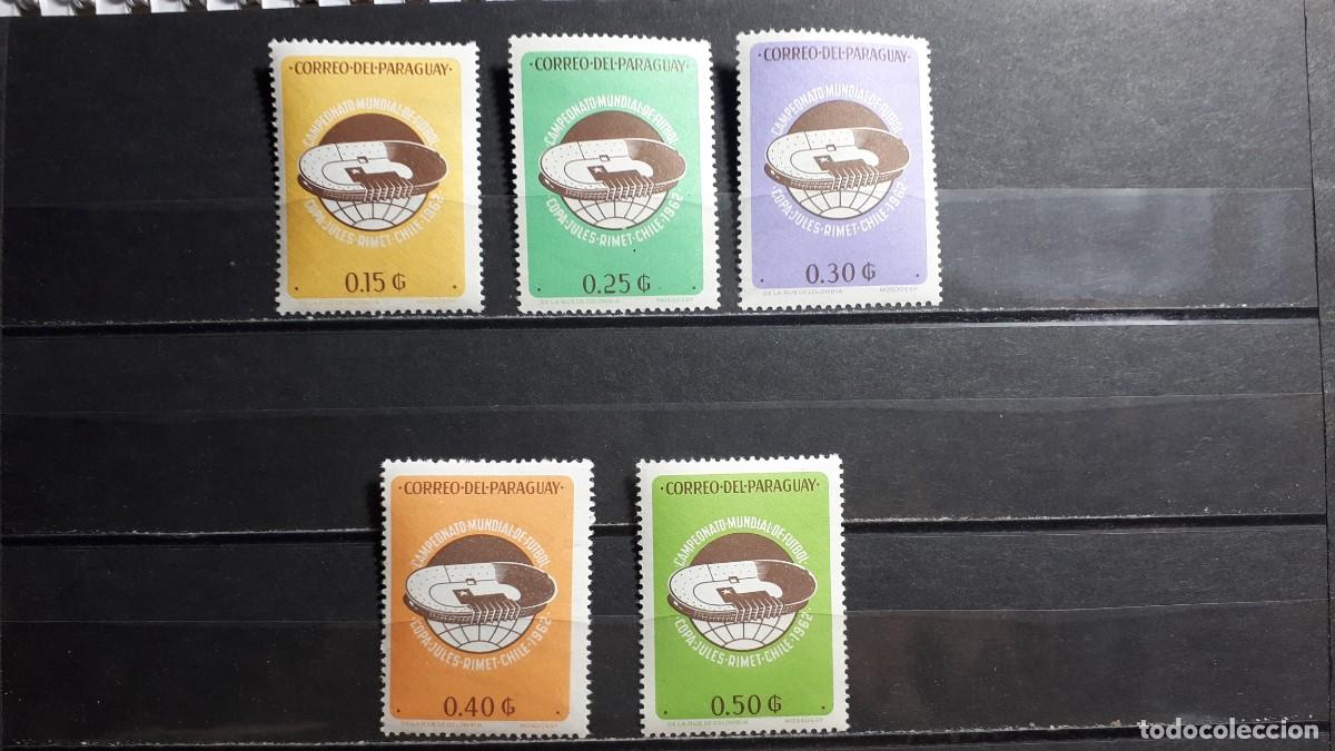 Sellos: PARAGUAY. A&Ntilde;O 1962. **. YVERT 679/83