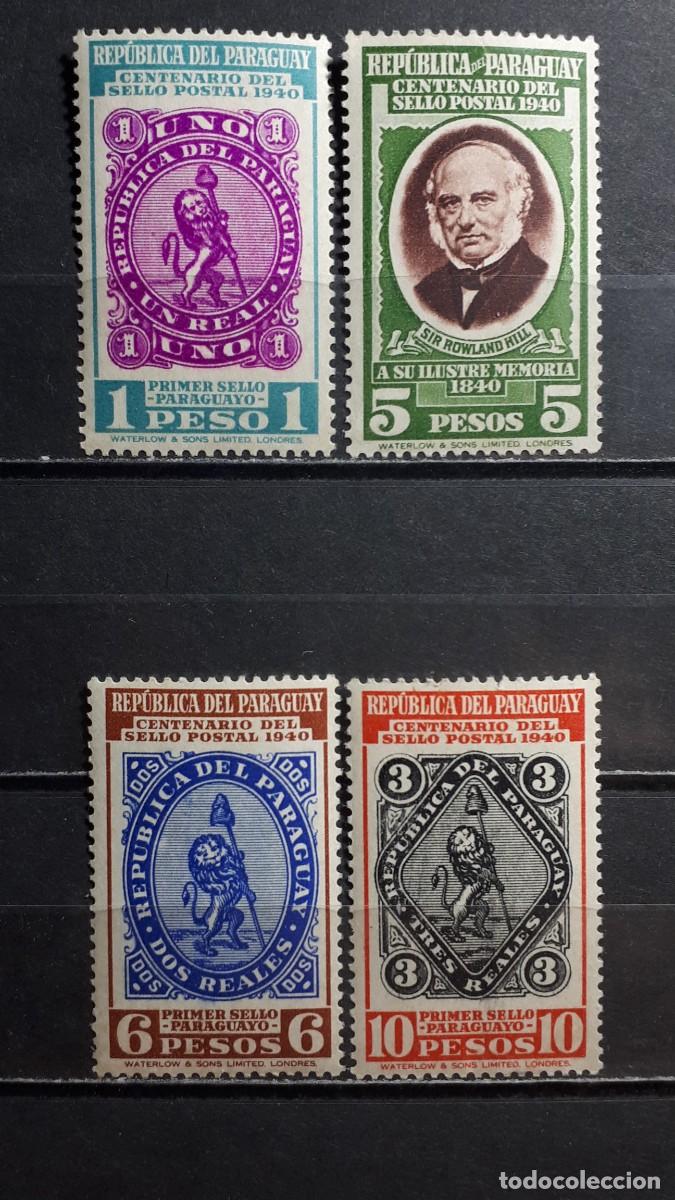 Sellos: PARAGUAY. A&Ntilde;O 1940. **. YVERT 398/401