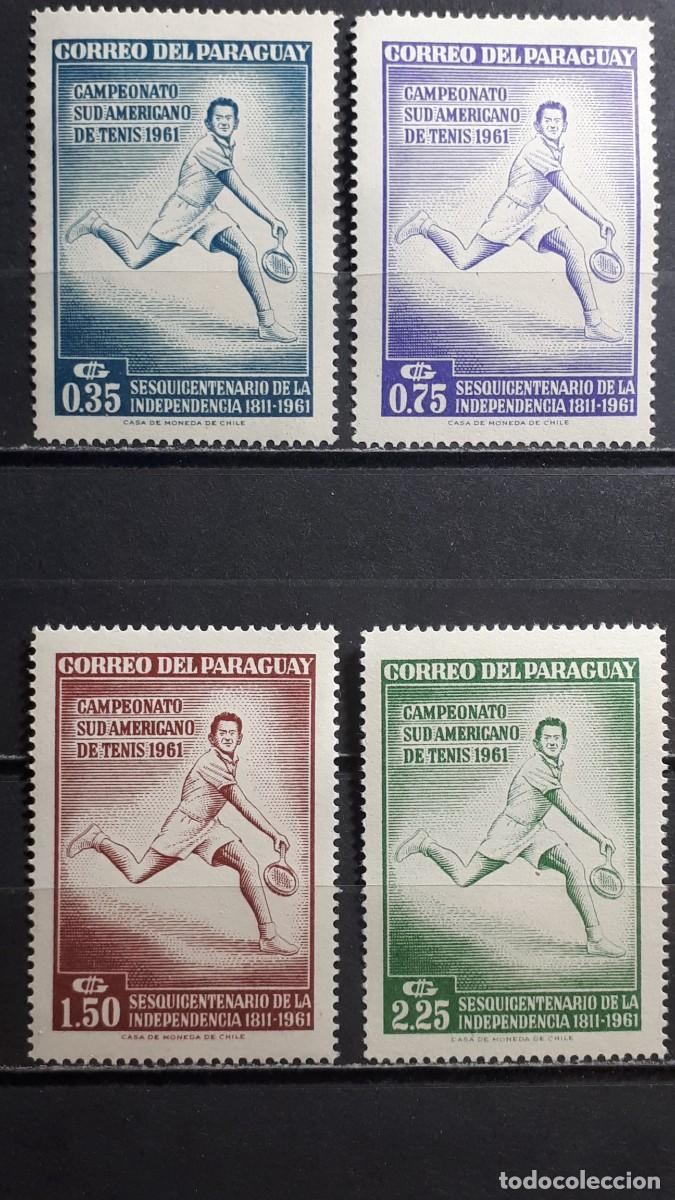 Sellos: PARAGUAY. A&Ntilde;O 1961. **. YVERT 639/42