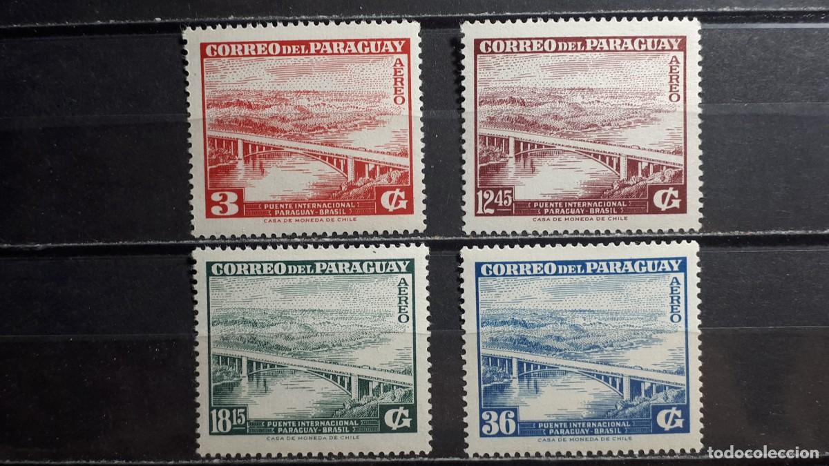 Sellos: PARAGUAY. A&Ntilde;O 1961. **. YVERT A&eacute;reo 266/9