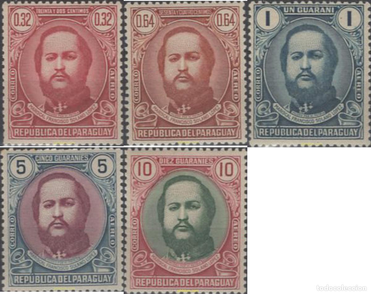 Sellos: 793882 MNH PARAGUAY 1947 MARISCAL FRANCISCO F. LOPEZ