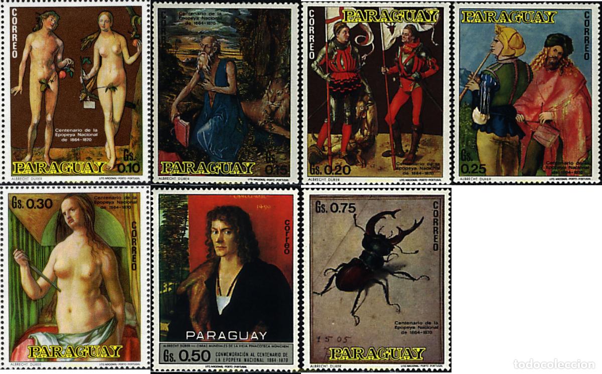 Sellos: 688848 MNH PARAGUAY 1970 INSECTOS