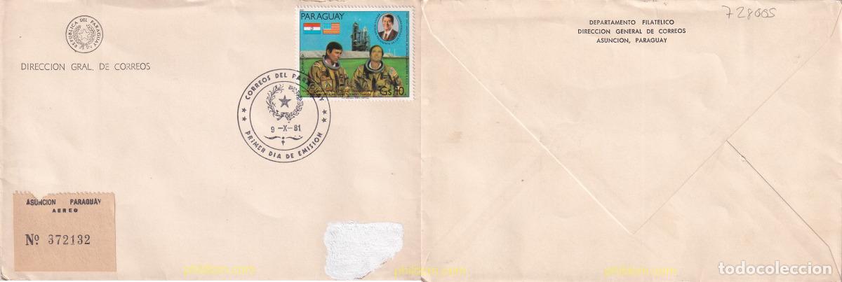 Sellos: 728005 USED PARAGUAY 1981 COLUMBIA