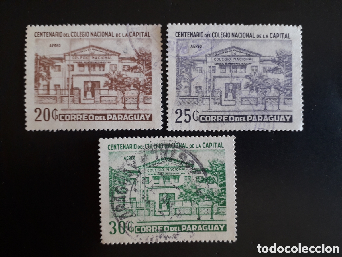 Sellos: PARAGUAY YVERT A 792/4 SERIE COMPLETA USADA 1977 COLEGIO UNIVERSITARIO DE ASUNCI&Oacute;N PEDIDO M&Iacute;NIMO 3&euro;