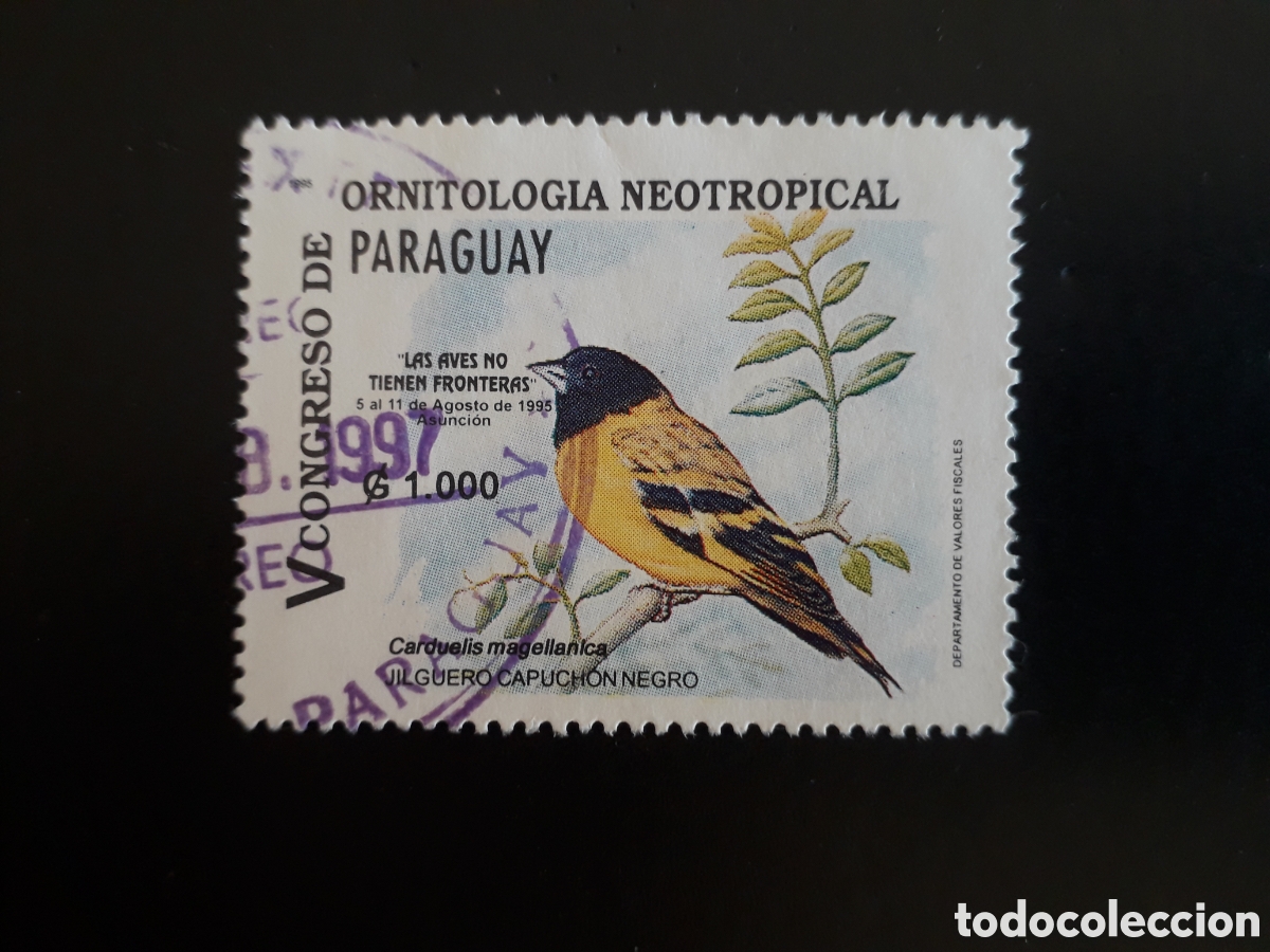 Sellos: PARAGUAY YVERT 2688 SELLO SUELTO USADO 1995 AVES FAUNA PEDIDO M&Iacute;NIMO 3&euro;