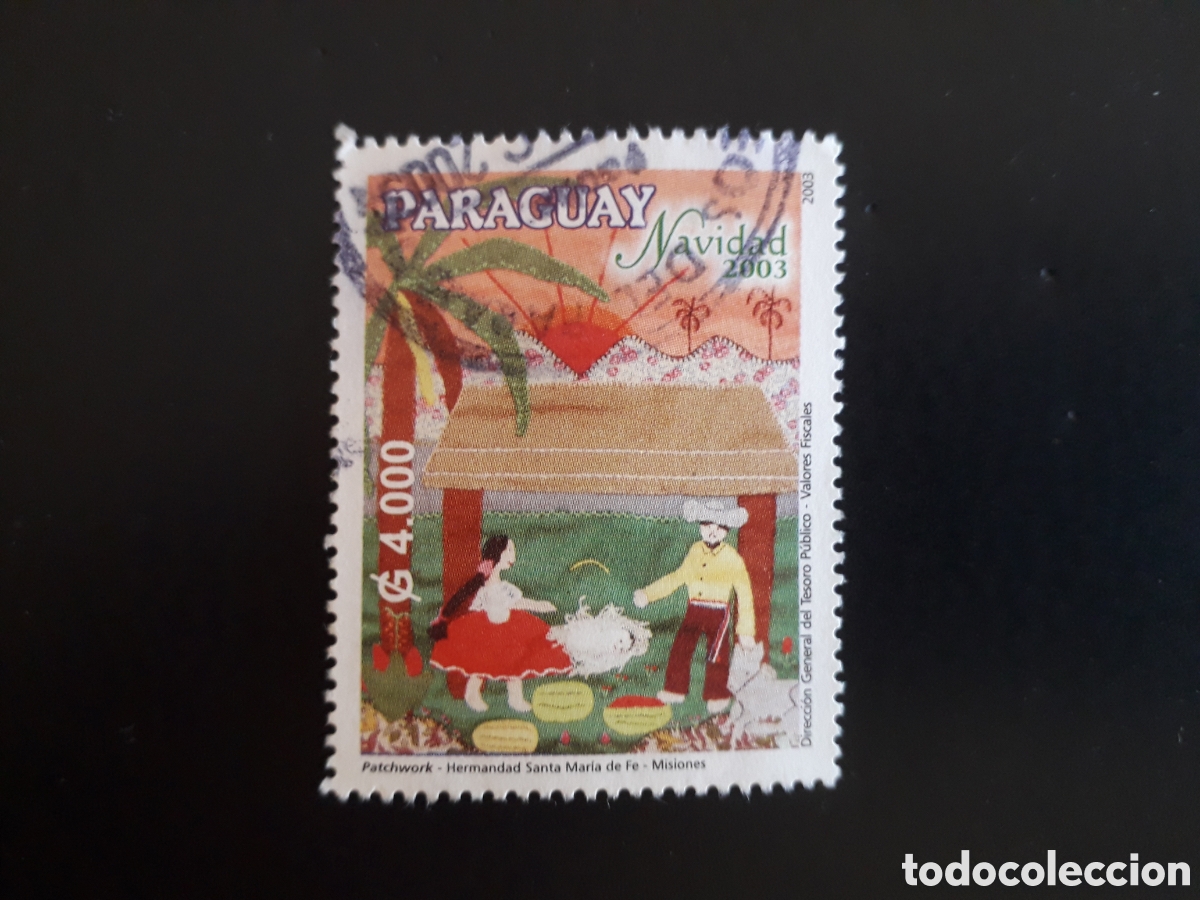 Sellos: PARAGUAY YVERT 2887 SELLO SUELTO USADO 2003 NAVIDAD DIBUJOS INFANTILES PEDIDO M&Iacute;NIMO 3&euro;