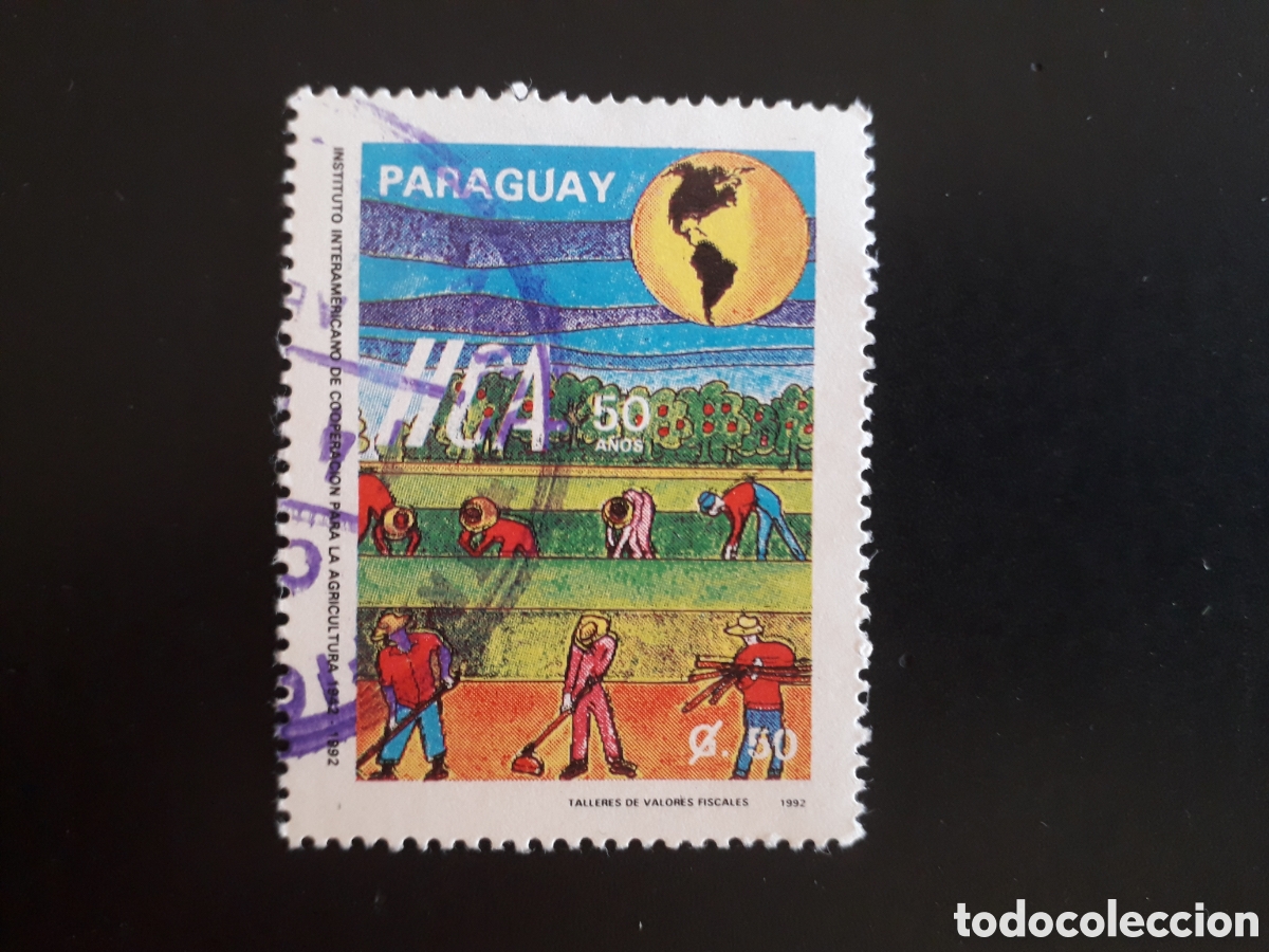 Sellos: PARAGUAY YVERT 2605 SELLO SUELTO USADO 1992 AGRICULTURA PEDIDO M&Iacute;NIMO 3&euro;
