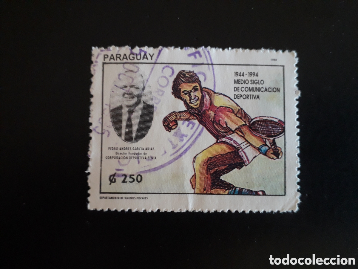 Sellos: PARAGUAY YVERT 2661 SELLO SUELTO USADO 1994 DEPORTES TENIS PEDIDO M&Iacute;NIMO 3&euro;