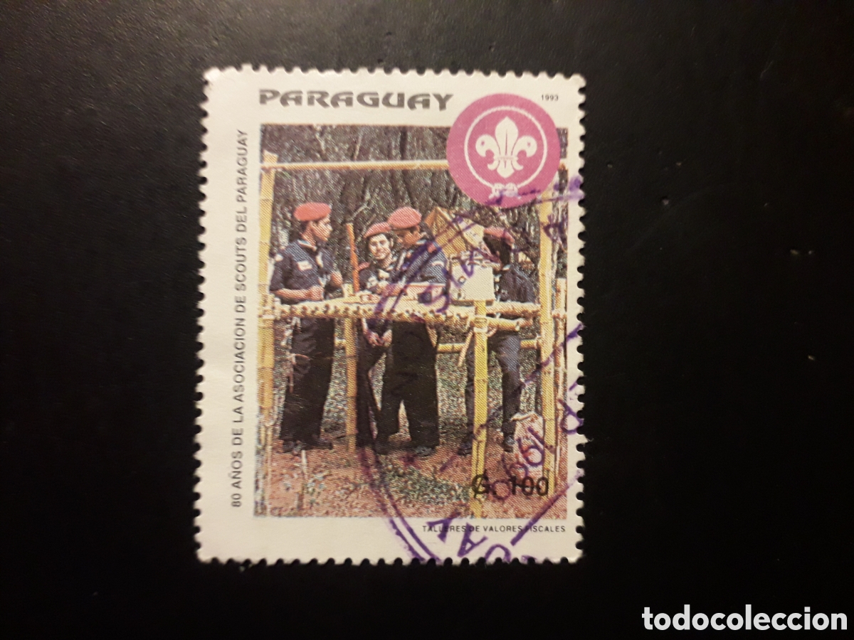 Sellos: PARAGUAY YVERT 2639 SELLO SUELTO USADO 1993 SCOUTS PEDIDO M&Iacute;NIMO 3&euro;