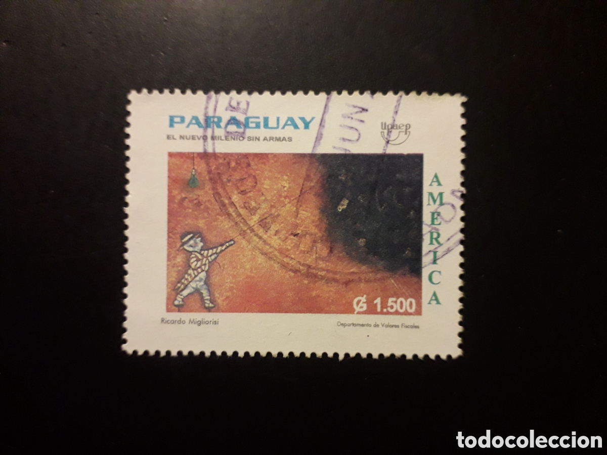 Sellos: PARAGUAY YVERT 2789 SELLO SUELTO USADO 1999 AM&Eacute;RICA UPAEP, NUEVO MILENIO PEDIDO M&Iacute;NIMO 3&euro;