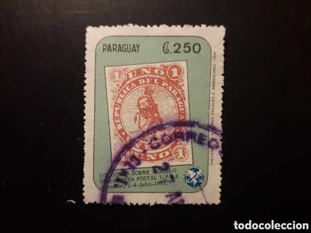 Sellos: PARAGUAY YVERT 2509 SELLO SUELTO USADO 1990 SELLOS SOBRE SELLOS, UPAE PEDIDO M&Iacute;NIMO 3&euro;