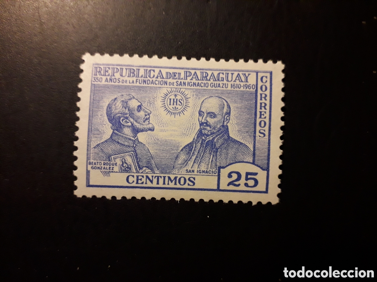 Sellos: PARAGUAY YVERT 824 SELLO SUELTO NUEVO *** 1966 SAN IGNACIO DE LOYOLA PEDIDO M&Iacute;NIMO 3&euro;