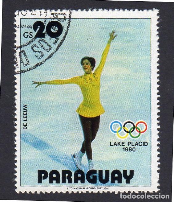 Sellos: Paraguay. Juegos de Invierno Palacio Lake 1980 . YT-1740. Usado