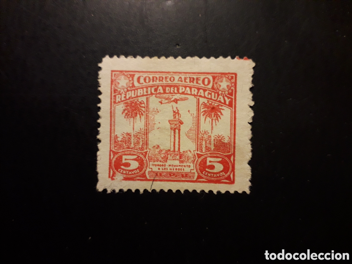 Sellos: PARAGUAY YVERT A 57 SELLO SUELTO SIN GOMA 1931 AVIONES PEDIDO M&Iacute;NIMO 3&euro;