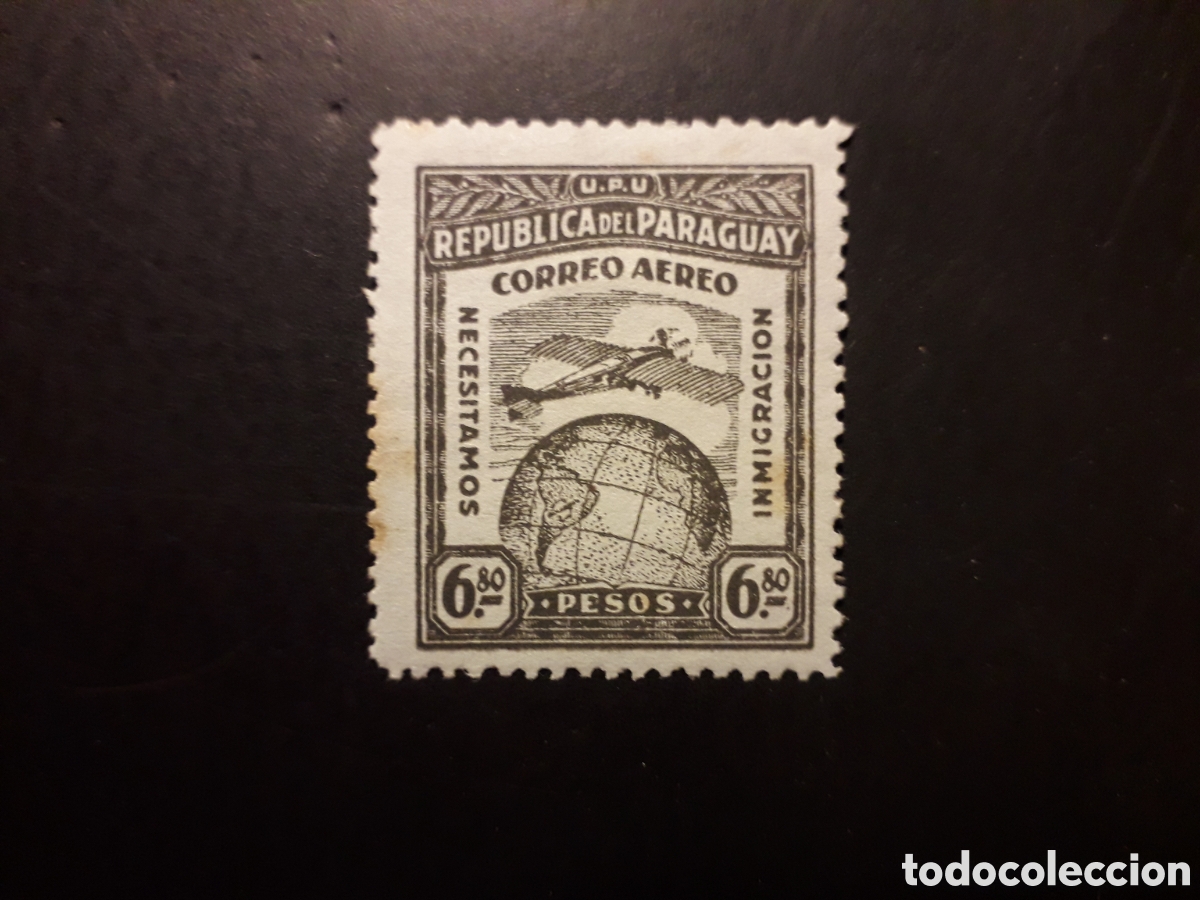 Sellos: PARAGUAY YVERT A 23 SELLO SUELTO USADO 1930 AVIONES PEDIDO M&Iacute;NIMO 3&euro;