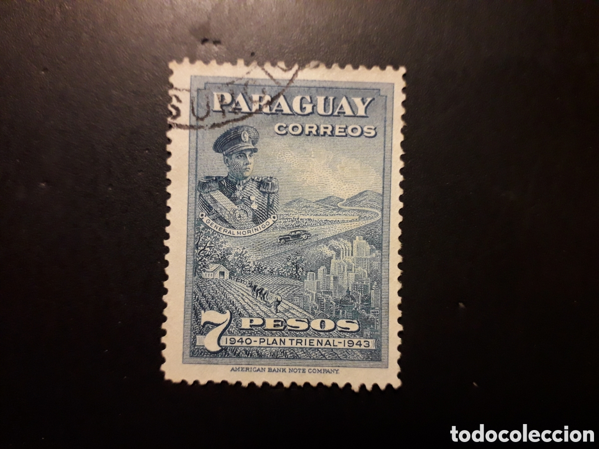 Sellos: PARAGUAY YVERT 421 SERIE COMPLETA USADA 1943 PRESIDENTE HIGINIO MORINIGO PEDIDO M&Iacute;NIMO 3&euro;