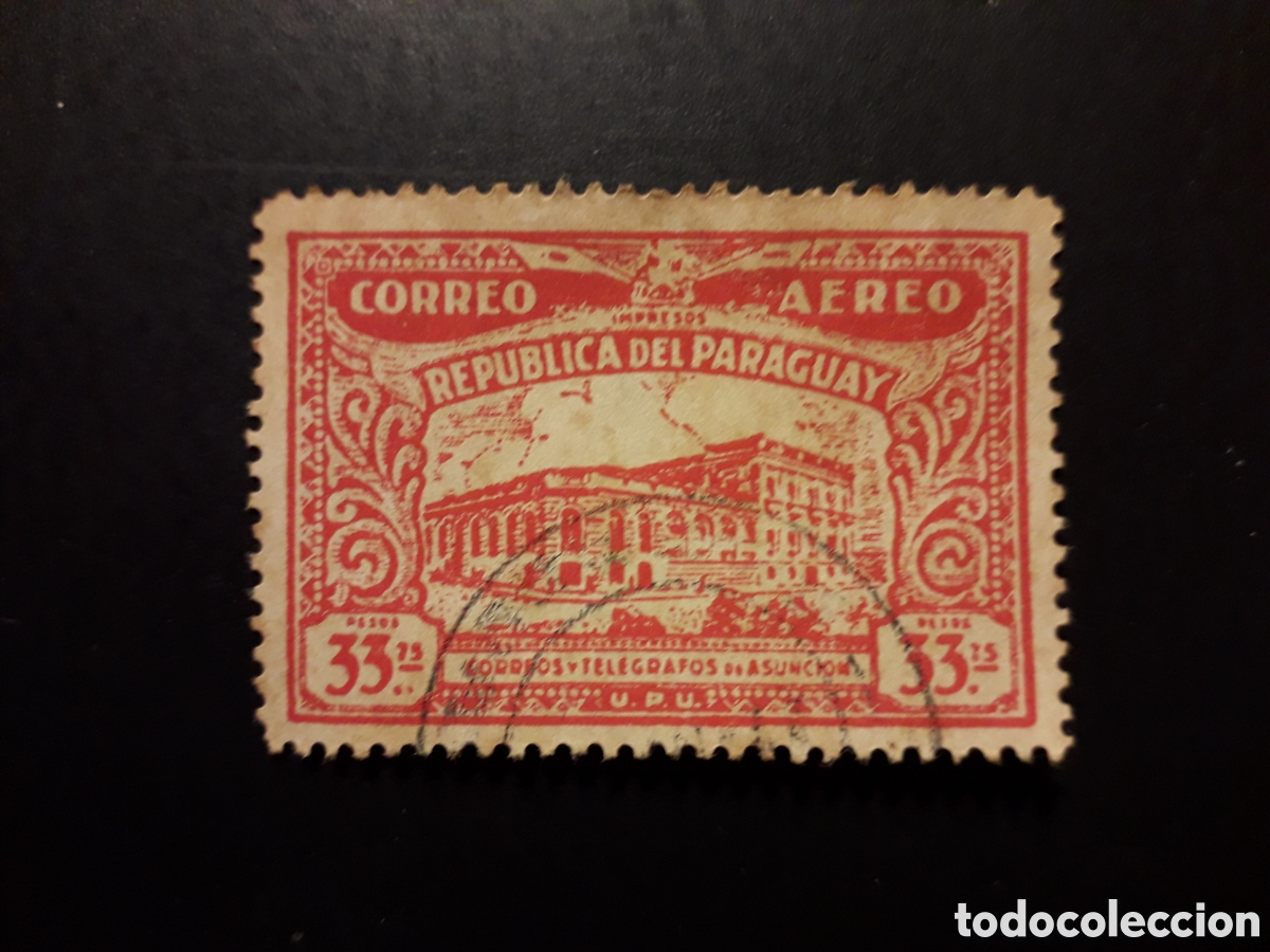 Sellos: PARAGUAY YVERT A 68A SELLO SUELTO USADO 1934-35 AVIONES SOBREVOLANDO ASUNCI&Oacute;N PEDIDO M&Iacute;NIMO 3&euro;