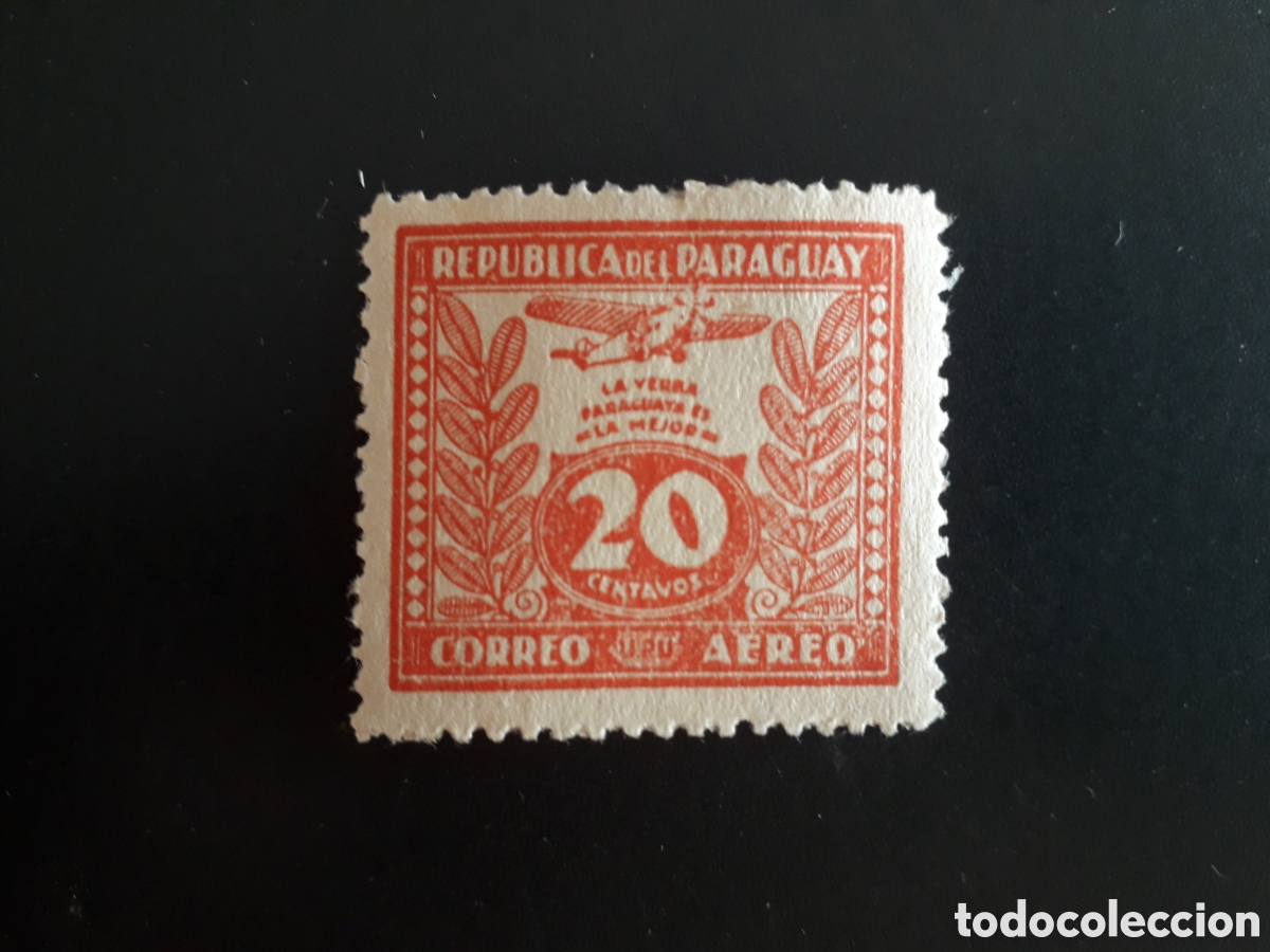 Sellos: PARAGUAY YVERT A 48 SELLO SUELTO USADO 1931 AVIONES PEDIDO M&Iacute;NIMO 3&euro;