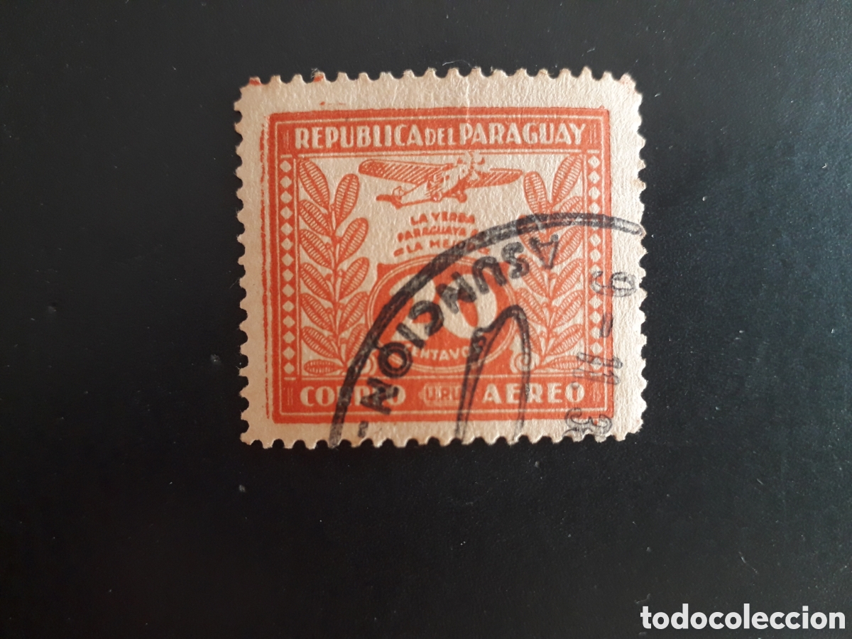 Sellos: PARAGUAY YVERT A 48 SELLO SUELTO USADO 1931 AVIONES PEDIDO M&Iacute;NIMO 3&euro;