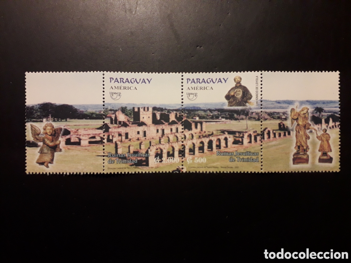 Sellos: PARAGUAY YVERT 2839/40 SERIE CTA NUEVA *** 2001 AM&Eacute;RICA UPAEP SAN IGNACIO DE LOYOLA PEDIDO M&Iacute;NIMO 3&euro;