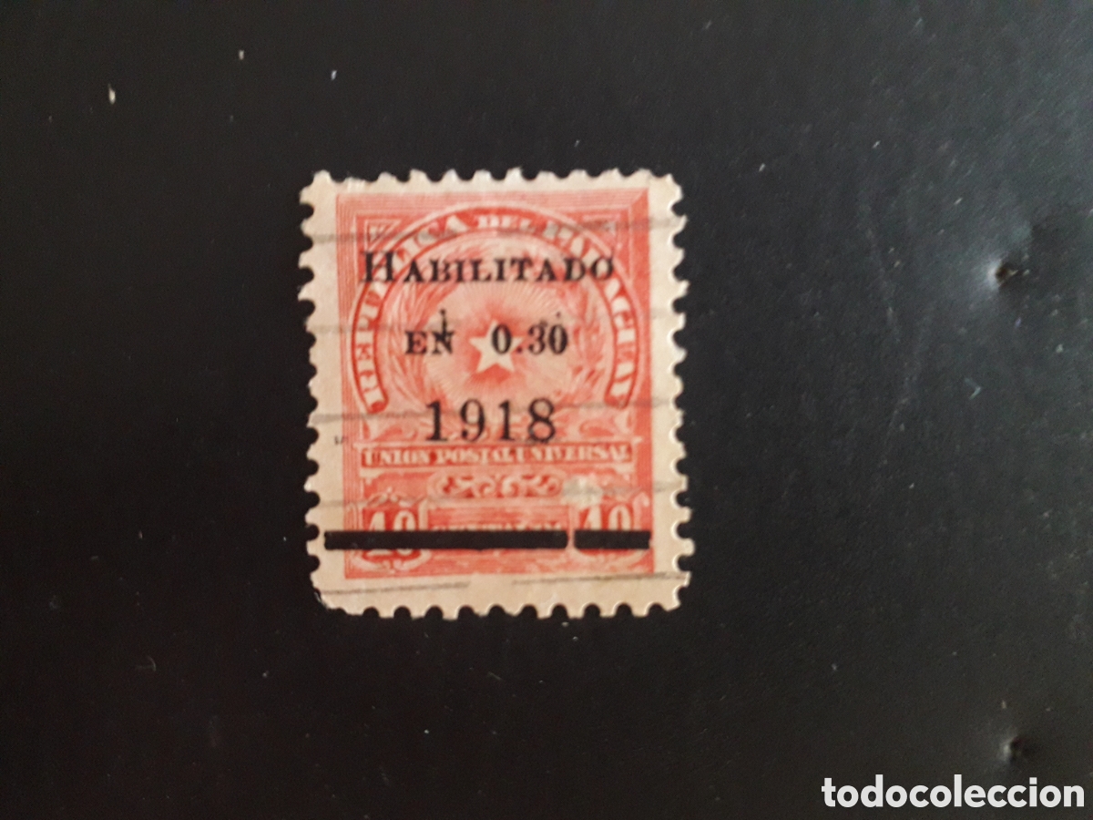 Sellos: PARAGUAY YVERT 217 SERIE COMPLETA USADA 1919 SOBRECARGADO PEDIDO M&Iacute;NIMO 3&euro;