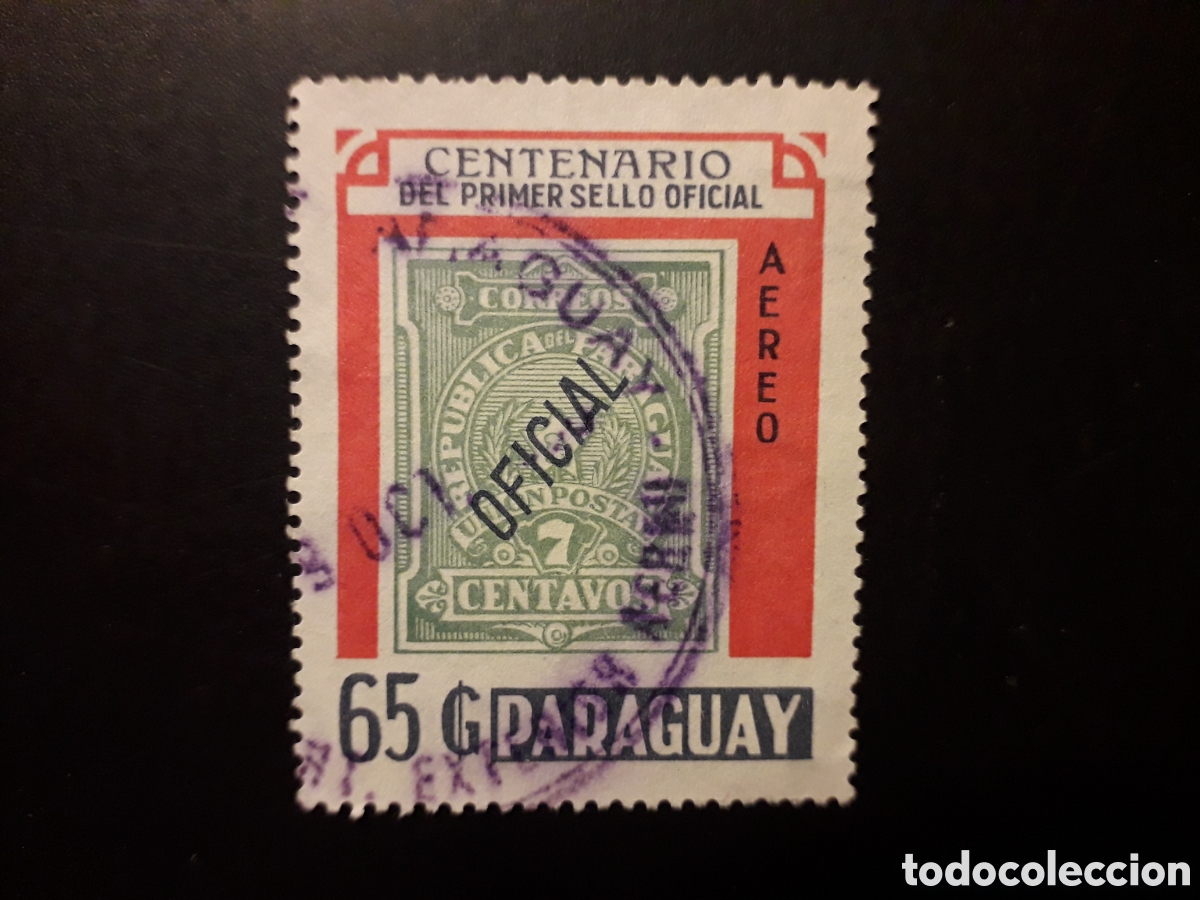 Sellos: PARAGUAY YVERT A 1022 SELLO SUELTO USADO 1986 SELLOS SOBRE SELLOS PEDIDO M&Iacute;NIMO 3&euro;