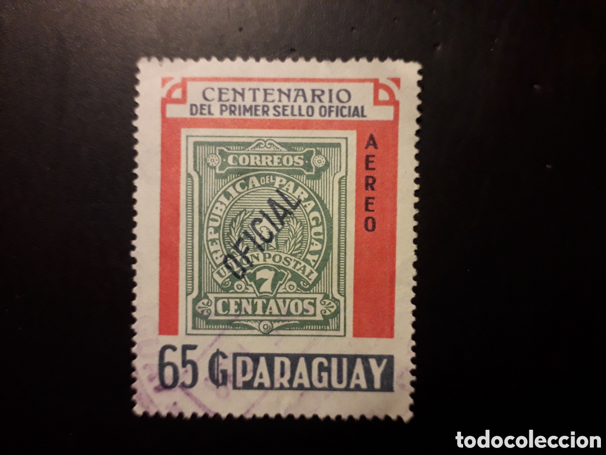 Sellos: PARAGUAY YVERT A 1022 SELLO SUELTO USADO 1986 SELLOS SOBRE SELLOS PEDIDO M&Iacute;NIMO 3&euro;