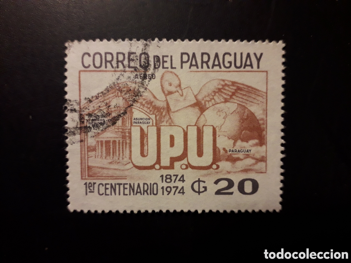 Sellos: PARAGUAY YVERT A 691 SELLO SUELTO USADO 1975 UPU UNI&Oacute;N POSTAL UNIVERSAL PEDIDO M&Iacute;NIMO 3&euro;