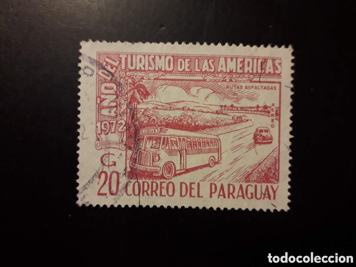 Sellos: PARAGUAY YVERT A 623 SELLO SUELTO USADO 1972 A&Ntilde;O DEL TURISMO PEDIDO M&Iacute;NIMO 3&euro;