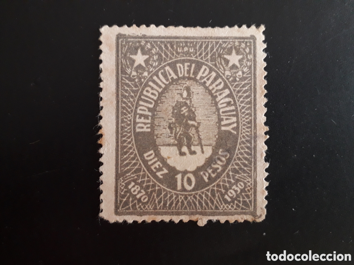 Sellos: PARAGUAY YVERT 354 SELLO SUELTO USADO 1936-39 SERVICIO POSTAL NACIONAL PEDIDO M&Iacute;NIMO 3&euro;