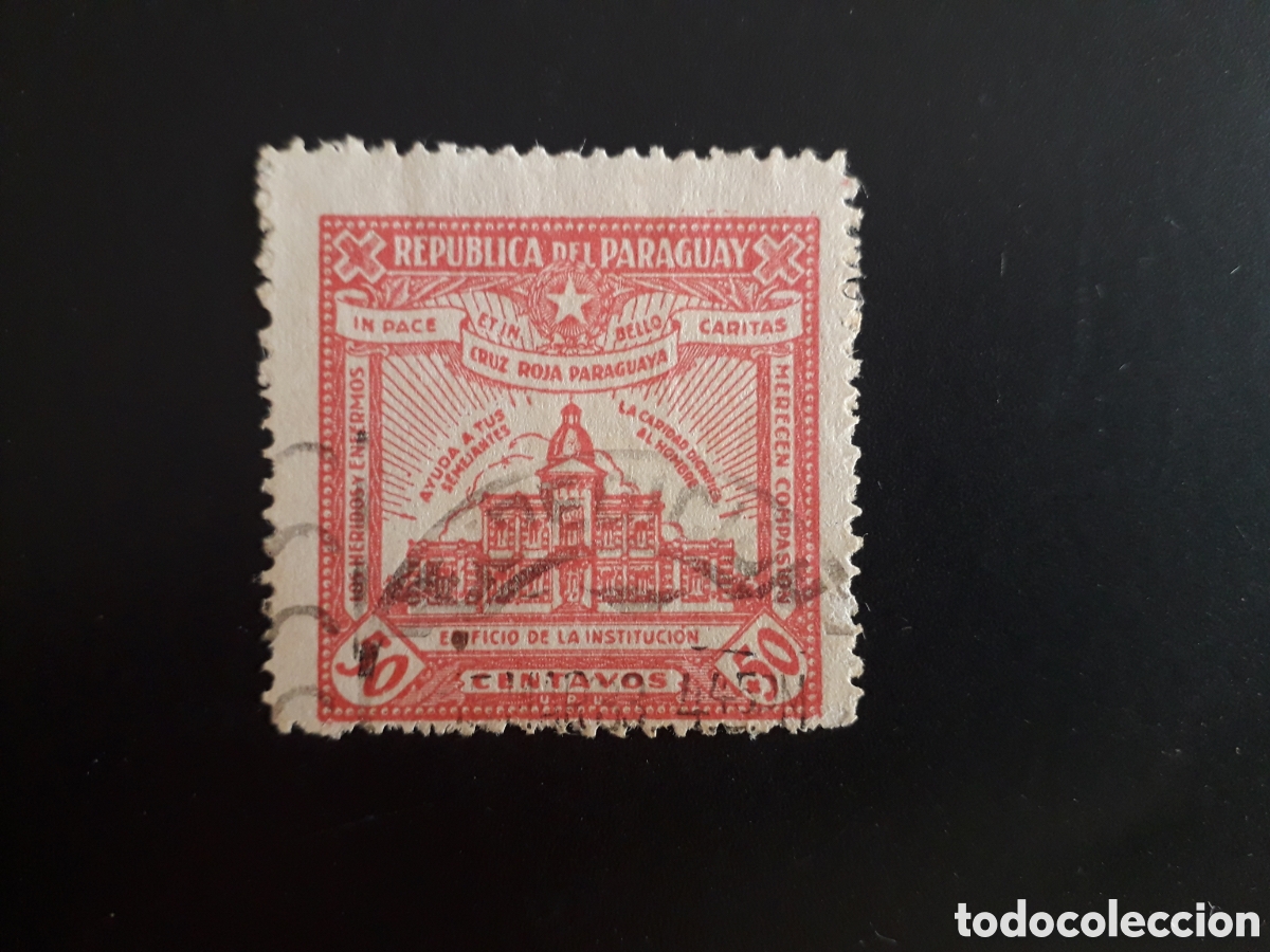 Sellos: PARAGUAY YVERT 332 SERIE COMPLETA USADA 1932 PRO CRUZ ROJA PEDIDO M&Iacute;NIMO 3&euro;