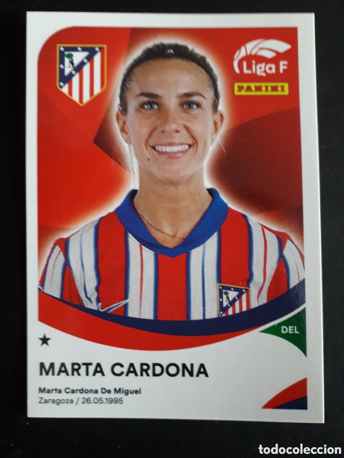 Sellos: MARTA CARDONA AT MADRID N&deg; 37 LIGA F FEMENINA 2024 2025 24 25 PANINI PEDIDO M&Iacute;NIMO 3&euro;