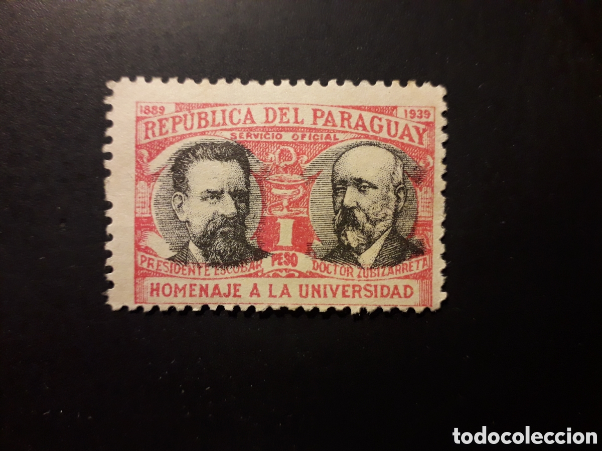 Sellos: PARAGUAY YVERT OFICIAL 93 SELLO SUELTO USADO 1940 UNIVERSIDAD DE ASUNCI&Oacute;N PEDIDO M&Iacute;NIMO 3&euro;