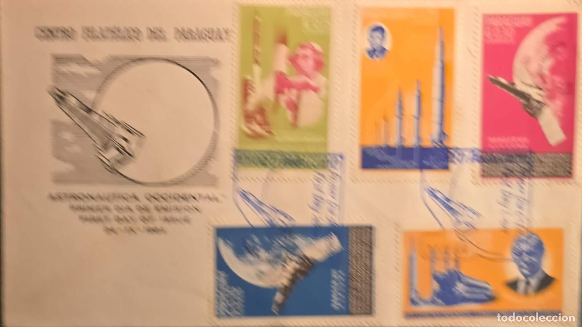 Sellos: TS) 1964, PARAGUAY, FIRST DAY COVER, AIRMAIL, THE UPPER LEFT SIDE OF THE ENVELOPE FEATURES A PRINTED