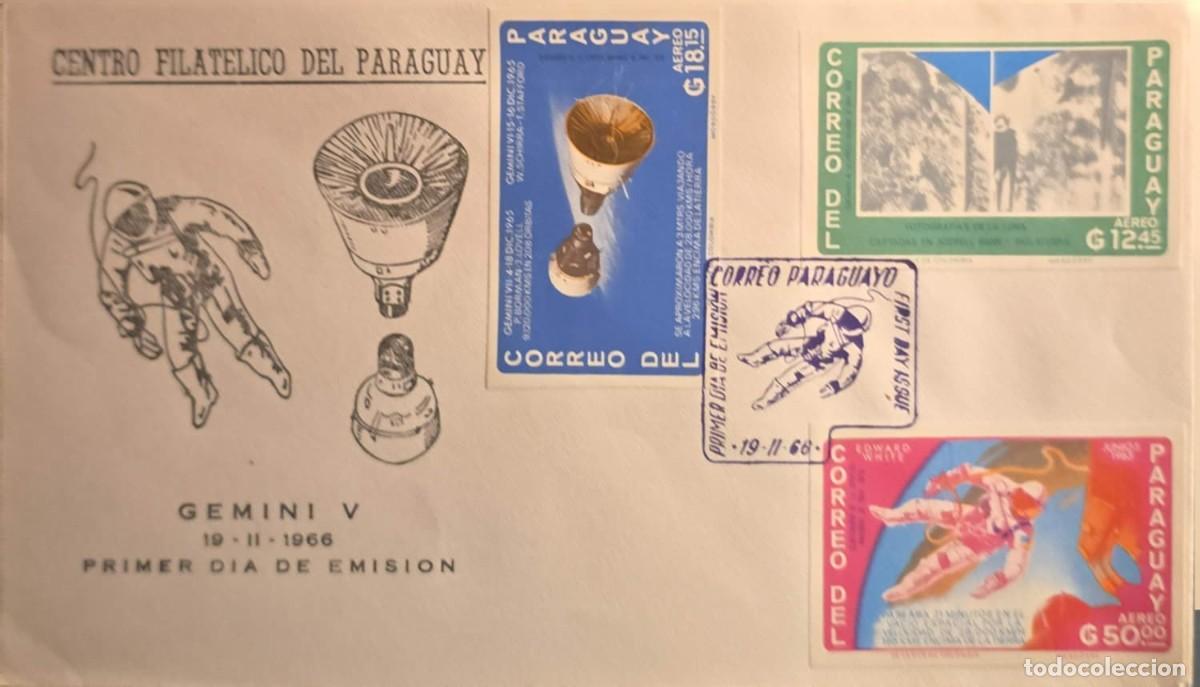 Sellos: TS) 1966, PARAGUAY, COMMEMORATIVE FIRST DAY COVER ISSUED BY THE PARAGUAYAN PHILATELIC CENTER DEDICAT