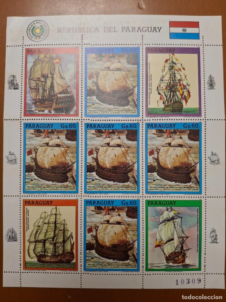 Stamps: HB617 HOJITAS BLOQUE de PARAGUAY en NUEVO ideal para tematicas (leer descripcion)