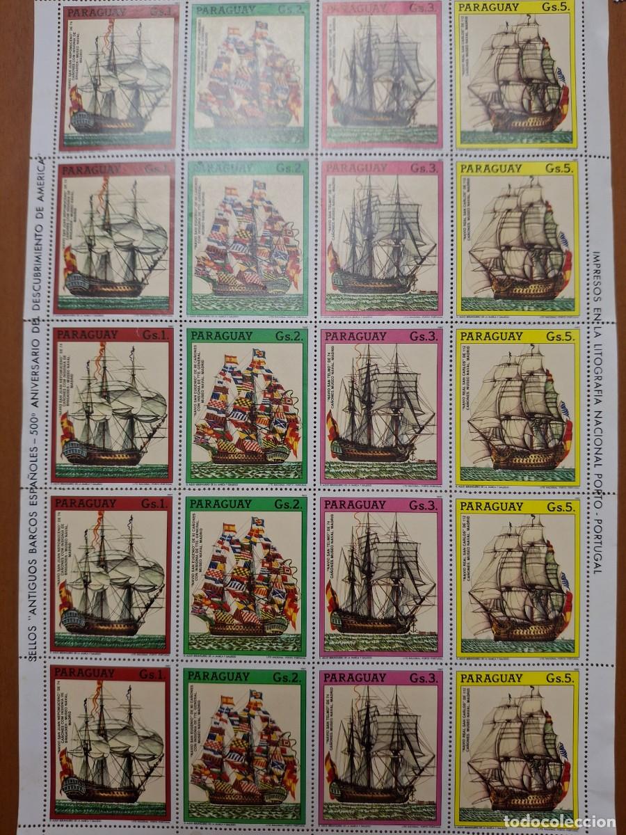 Timbres: HB618 HOJITAS BLOQUE de PARAGUAY en NUEVO ideal para tematicas (leer descripcion)