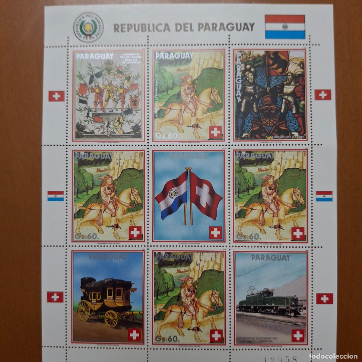 Stamps: HB620 HOJITAS BLOQUE de PARAGUAY en NUEVO ideal para tematicas (leer descripcion)