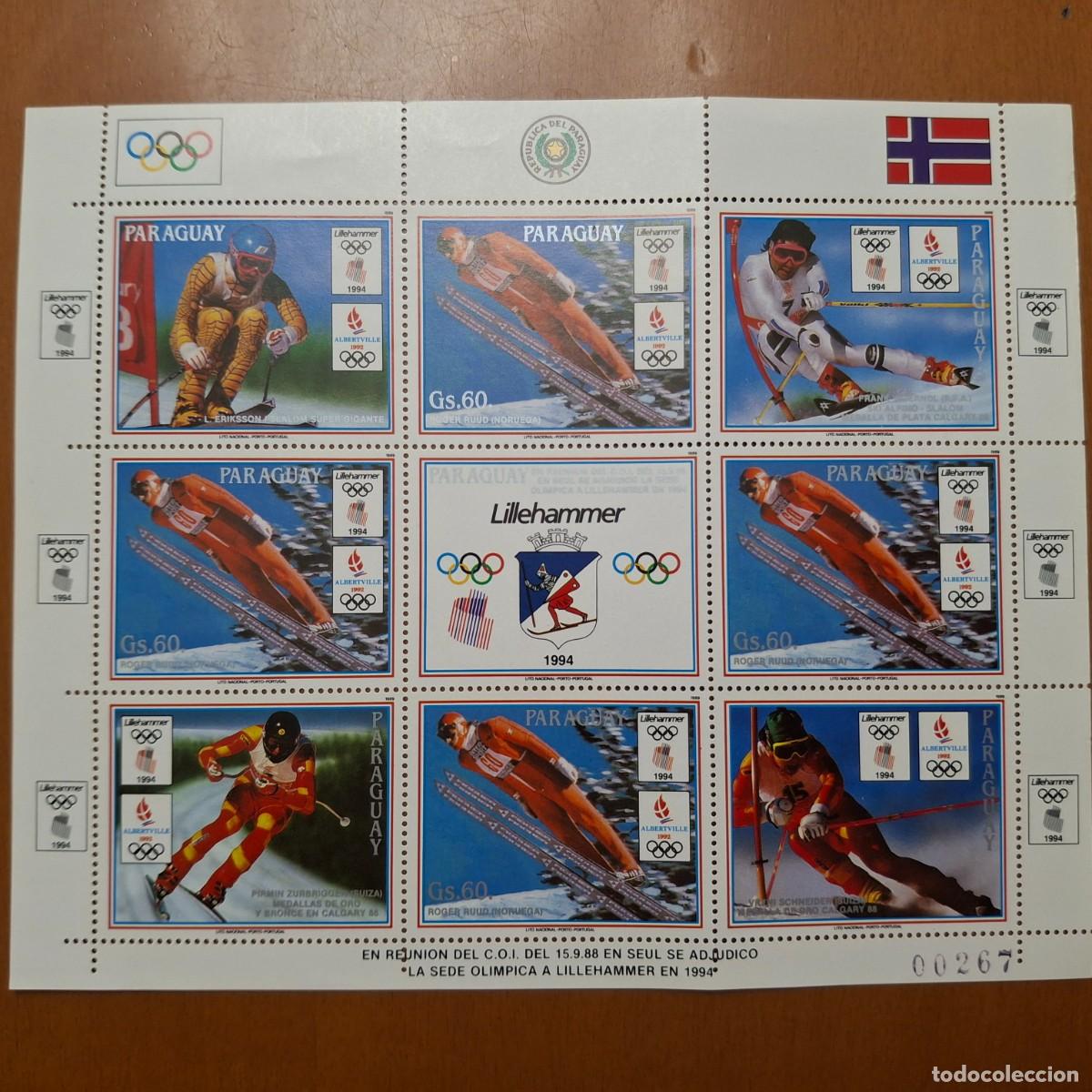 Stamps: HB624 HOJITAS BLOQUE de PARAGUAY en NUEVO ideal para tematicas (leer descripcion)