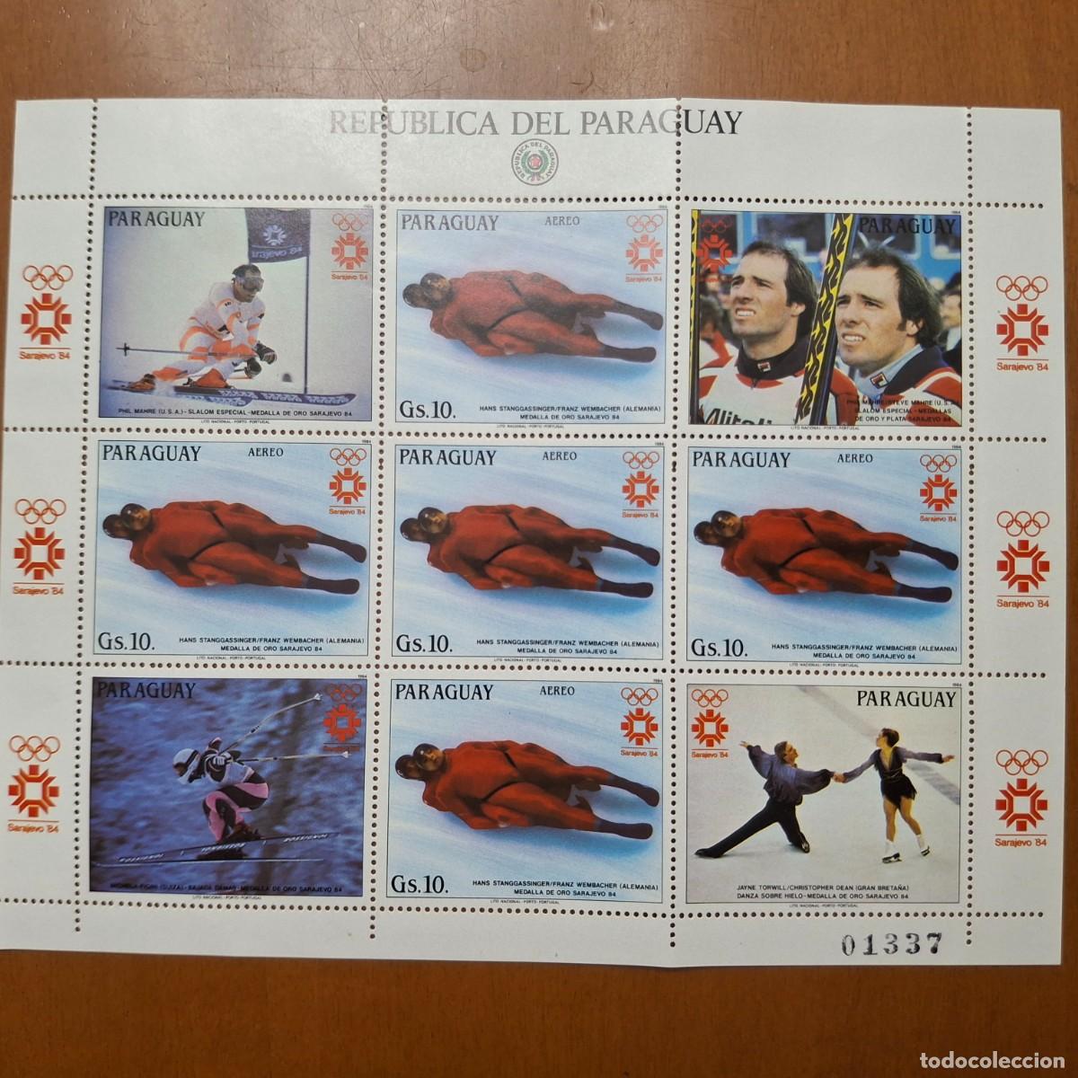 Stamps: HB625 HOJITAS BLOQUE de PARAGUAY en NUEVO ideal para tematicas (leer descripcion)