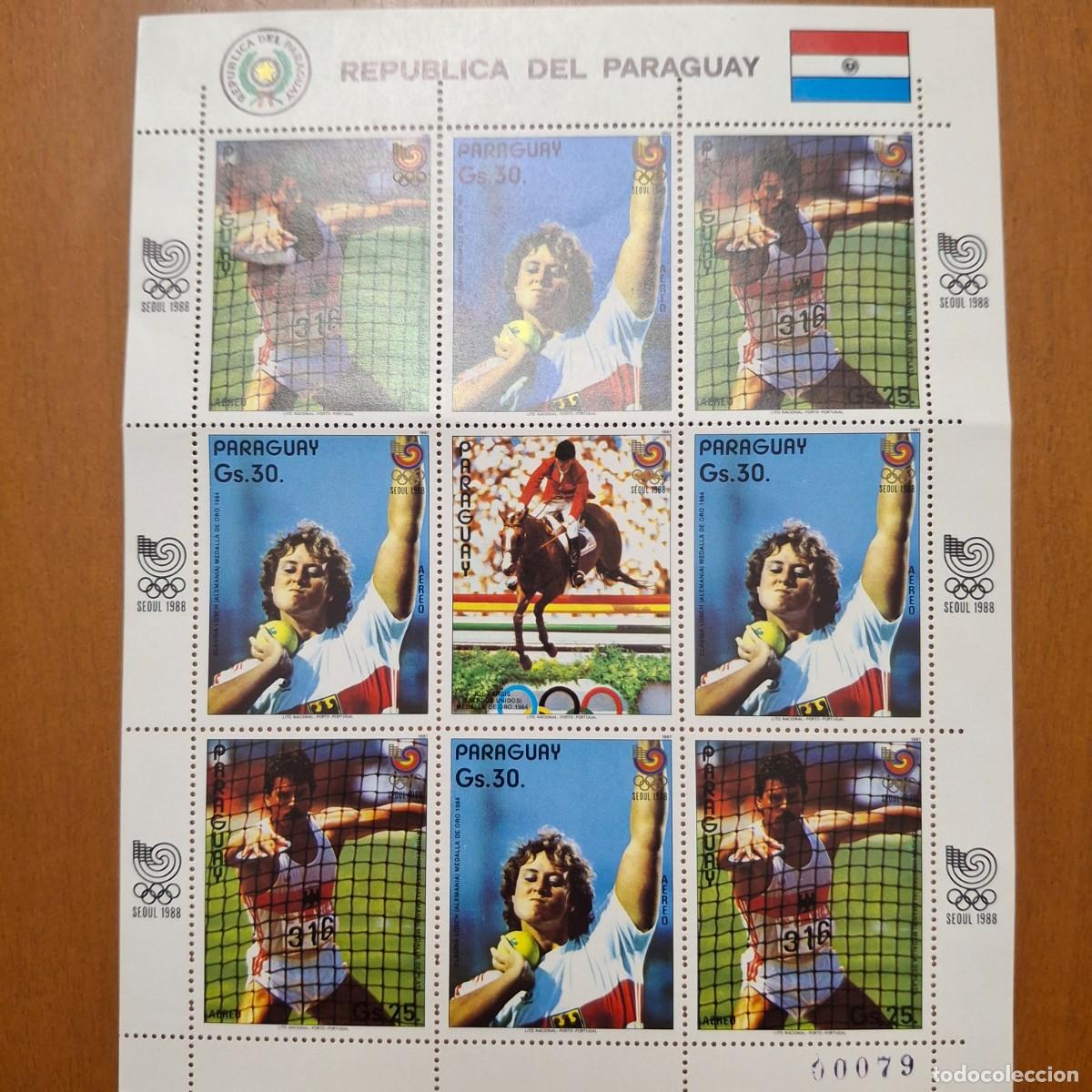 Stamps: HB627 HOJITAS BLOQUE de PARAGUAY en NUEVO ideal para tematicas (leer descripcion)
