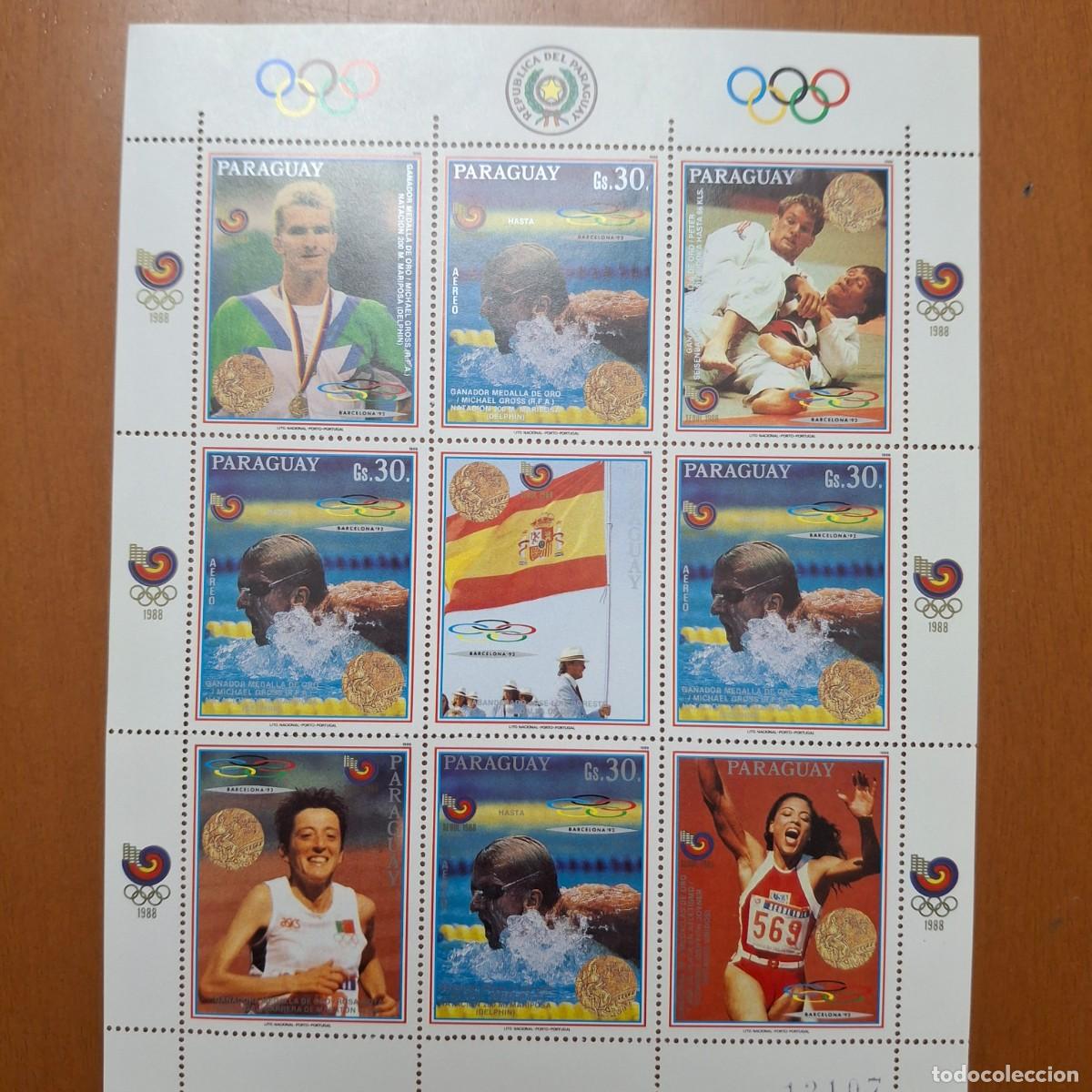 Stamps: HB628 HOJITAS BLOQUE de PARAGUAY en NUEVO ideal para tematicas (leer descripcion)