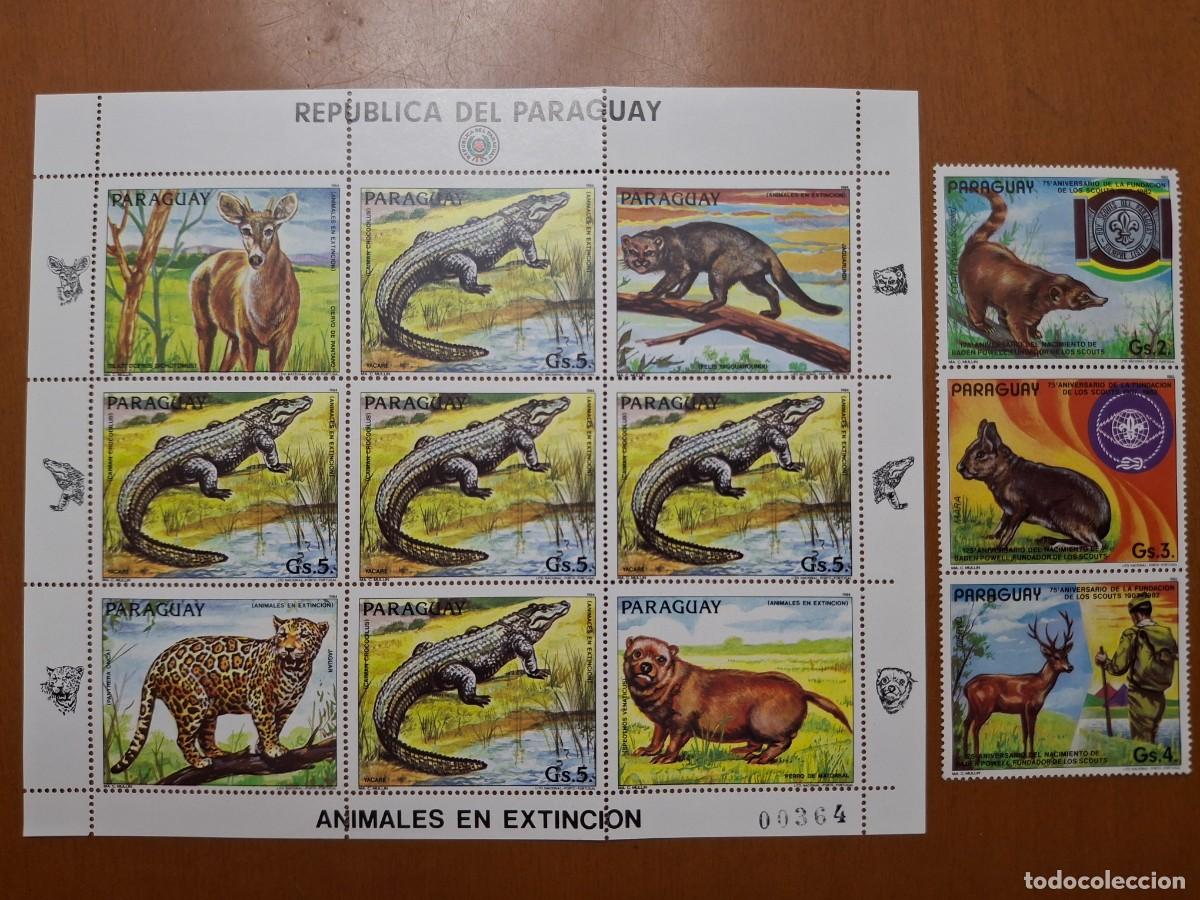 Francobolli: HB629 HOJITAS BLOQUE de PARAGUAY en NUEVO ideal para tematicas (leer descripcion)