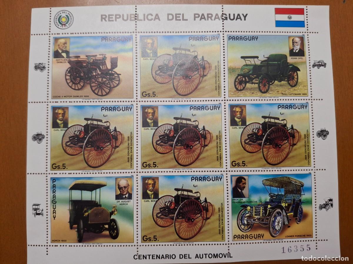 Stamps: HB633 HOJITAS BLOQUE de PARAGUAY en NUEVO ideal para tematicas (leer descripcion)