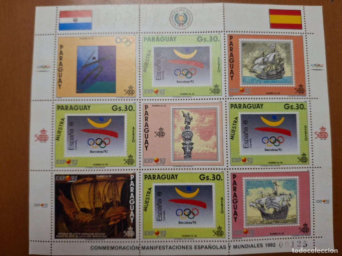 Stamps: HB634 HOJITAS BLOQUE de PARAGUAY en NUEVO ideal para tematicas (leer descripcion)