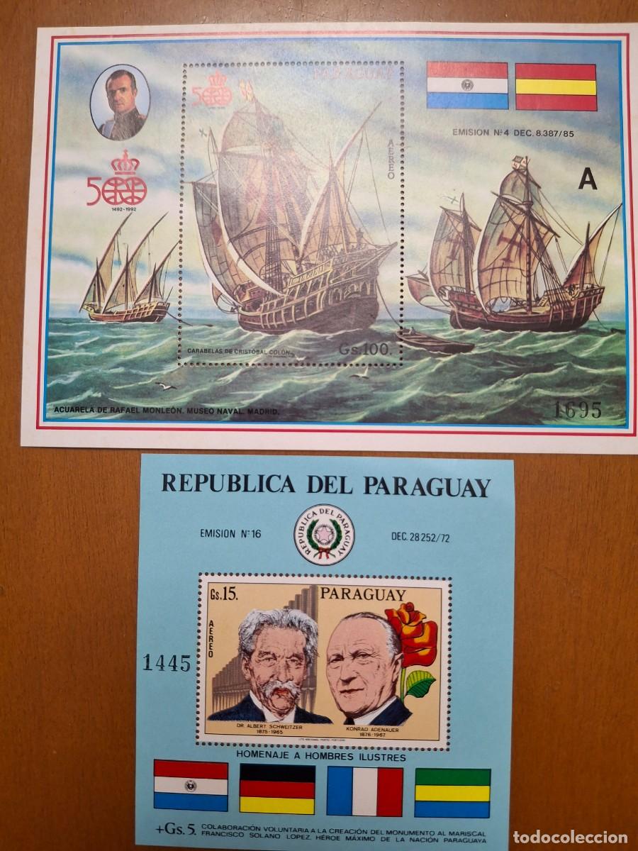 Stamps: HB638 HOJITAS BLOQUE de PARAGUAY en NUEVO ideal para tematicas (leer descripcion)