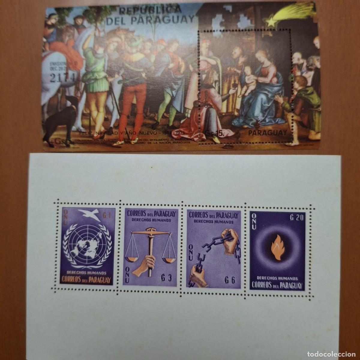 Stamps: HB639 HOJITAS BLOQUE de PARAGUAY en NUEVO ideal para tematicas (leer descripcion)